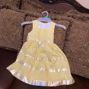 Jessica Ann yellow dress size 4